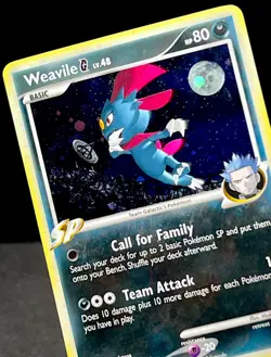 Weavile G 17/127 LV. 48 LP Cosmos Holo Rare Platinum Pokemon Card! - Image 1