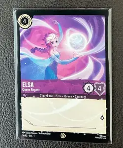 Disney Lorcana Elsa Queen Regent Promo Signature card. 16/P2 - Frozen. - Image 1