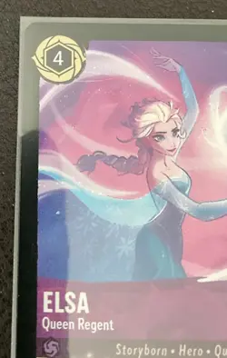 Disney Lorcana Elsa Queen Regent Promo Signature card. 16/P2 - Frozen. - Image 3