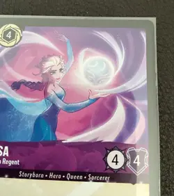 Disney Lorcana Elsa Queen Regent Promo Signature card. 16/P2 - Frozen. - Image 4