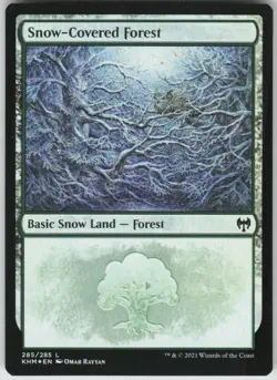 Snow-Covered Forest () Foil L Kaldheim 285 LP - Image 1