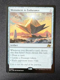 Monument to Endurance - Aetherdrift PROMO (MTG) NM - Image 1