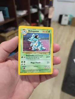 Pokemon Card Nidoqueen 12/130 Base Set 2 Vintage LP - EXC - Image 3