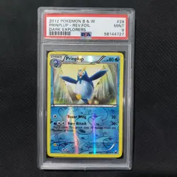 2011 Pokemon: PRINPLUP 28/108 - [Reverse Holo] [BW Dark Explorers] Mint - PSA 9 - Image 1