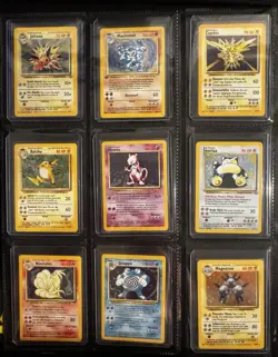 10x Vintage Pokemon Karten – 1 HOLO GARANTIERT! Base Rocket Jungle Fossil Neo - Image 4