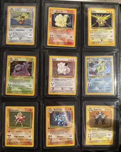 10x Vintage Pokemon Karten – 1 HOLO GARANTIERT! Base Rocket Jungle Fossil Neo - Image 5