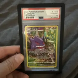 2022 POKEMON SWORD & SHIELD LOST ORIGIN #TG06 FULL ART/GENGAR PSA 10 - Image 1