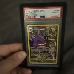2022 POKEMON SWORD & SHIELD LOST ORIGIN #TG06 FULL ART/GENGAR PSA 10 - Image 2