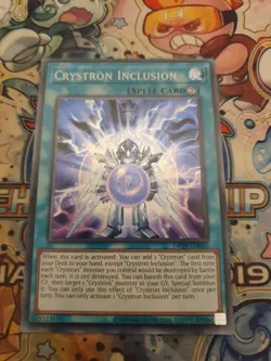 Yu-Gi-Oh! Crystron Inclusion OP29-EN010 Super Rare - Image 1