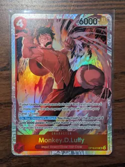 One Piece The Time Of Battle Monkey D Luffy OP16-015 SR English - Image 1