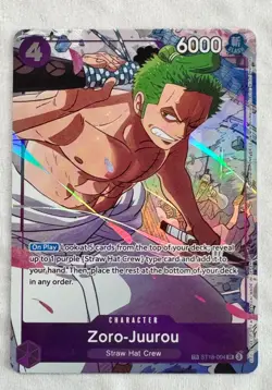 ST18-004 Zoro-Juurou (Treasure Rare) ONE PIECE Card TCG NM English - Image 1