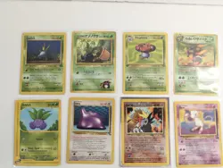 Pokemon Lot of 15 Cards Entei Mew Promo Ditto Oddish Vileplume Psyduck Caterpie - Image 2