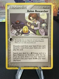 Holon Researcher 95/113 EX Delta Species NM/LP Pokemon Card Vintage 2005 - Image 1