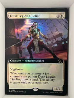 Dusk Legion Duelist (Extended Art) Foil R March of the Machine 344 NM - Image 1