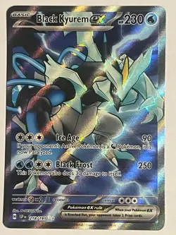 POKEMON BLACK KYUREM EX ULTRA RARE SURGING SPARKS 218/191 NM - Image 1