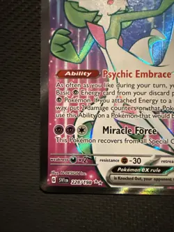 Gardevoir ex 228/198 Scarlet & Violet Holo Full Art Pokemon Card - Image 5