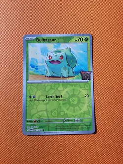 Pokemon - Bulbasaur - (Best Buy Exclusive) 001/165 151 Stamped Promo - NM - Image 1