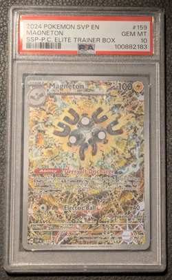 Pokemon Surging Sparks Magneton SVP159 Pokemon Center Stamped Promo PSA 10⚡ - Image 1