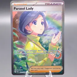 Parasol Lady 255/182 Special Illustration Rare SV04: Paradox Rift Pokemon TCG NM - Image 1