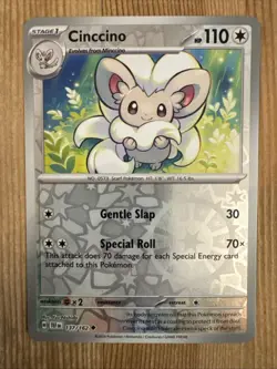 Cinccino 137/162 2024 Pokemon TCG Scarlet & Violet Temporal Forces - Image 1