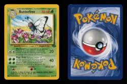 UNLIMITED BUTTERFREE UNCOMMON 33/64 LP POKEMON - Image 3