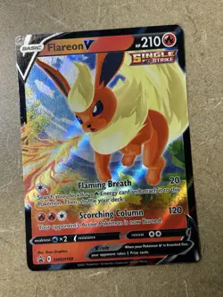 Flareon V SWSH149 Sword & Shield Promo Holo Pokemon - Image 1