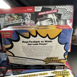Pokemon TCG Ascended Heroes 2-Pack Mega Feraligatr ex & Mega Emboar ex - Image 5