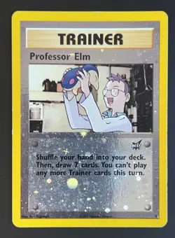 Pokemon TCG Professor Elm Best of Game 3/9 Holo Promo Promo MP - Image 1