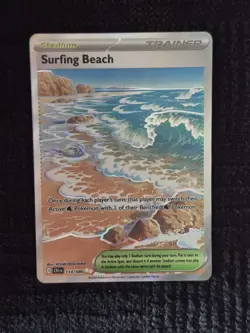 Pokemon TCG Surfing Beach Chaos Rising Ultra Rare 114/086 NM Near Mint Holo - Image 1