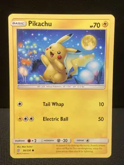 Pikachu 56/236 Common Unified Minds Pokemon TCG Near Mint - Image 1