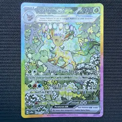 Leafeon INDONESIAN 200 Terastal Festival Sv8a / Prismatic Evolutions Pokemon - Image 1