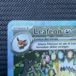Leafeon INDONESIAN 200 Terastal Festival Sv8a / Prismatic Evolutions Pokemon - Image 2
