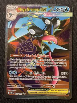 Mega Greninja ex 100/086 Ultra Rare Full Art Pokemon Chaos Rising *READ* - Image 1