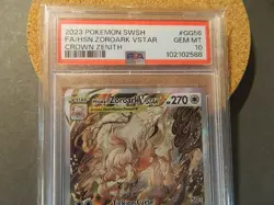 Hisuian Zoroark VSTAR Pokemon GG56/GG70 Crown Zenith: Galaria Holo PSA 10 - Image 2