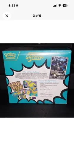 Pokemon TCG Mega Evolution Ascended Heroes Elite Trainer Box ETB New Sealed - Image 5