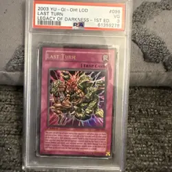 Yugioh 2003 Last Turn 1st LOD-099 PSA 3 Ultra Rare - Image 1