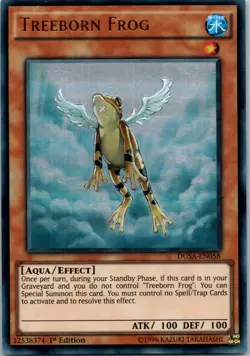 Yugioh Treeborn Frog DUSA-EN058 1st Edition Ultra Rare NM - Image 1