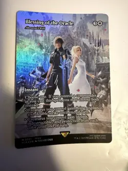Blessing of the Oracle - Akroma's Will (Showcase) Final Fantasy FOIL LP MTG - Image 1