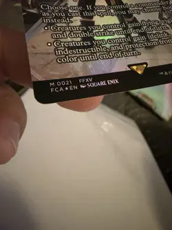 Blessing of the Oracle - Akroma's Will (Showcase) Final Fantasy FOIL LP MTG - Image 3