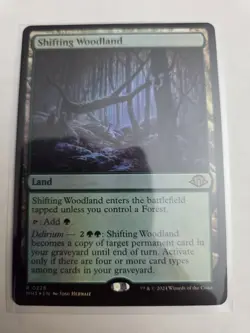 mtg, Shifting Woodland Modern Horizons 3 Foil NM - Image 1