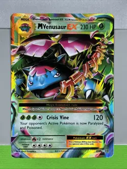Pokemon TCG M Venusaur EX XY Evolutions 2/108 Mega Holo Rare - Image 1