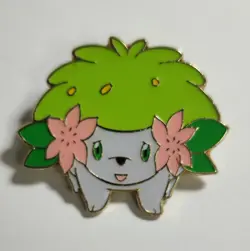 Pokemon Shaymin Enamel Pin TCG 20th Anniversary Generations Mythical Collection - Image 1