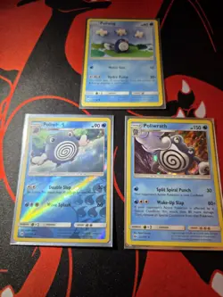Pokemon TCG Poliwag, Poliwhirl, Poliwrath 30/149-32/149 Holo/Reg Lot - 3 - Image 1