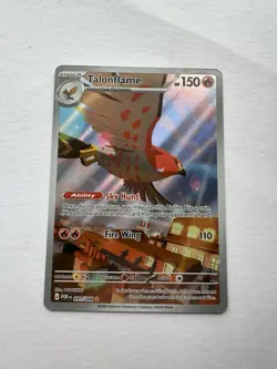 Pokemon Talonflame ME03: Perfect Order POR Illustration Rare Holo 091/088 NM - Image 1