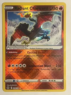 POKEMON RADIANT CHARIZARD RADIANT RARE CROWN ZENITH 020/159 NM - Image 1