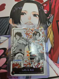One Piece Luffy & Ace ST30-001 Alt Leader - Image 1