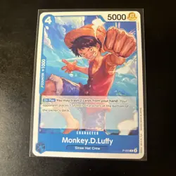 MONKEY.D.LUFFY (SEALED BATTLE KIT VOL. 1) P-055 Promo One Piece TCG NM - Image 1