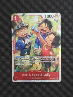 Carrying On His Will #OP13-007 Ace & Sabo & Luffy - Image 1