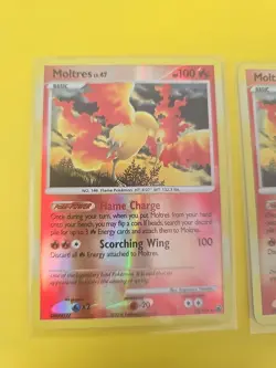 Moltres Holo & Reverse Holo Majestic Dawn 10/100 Pokemon Card Excellent Set Rare - Image 2