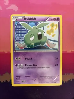 Pokemon Card Trubbish Dragons Exalted Common 53/124 Near Mint - Image 1